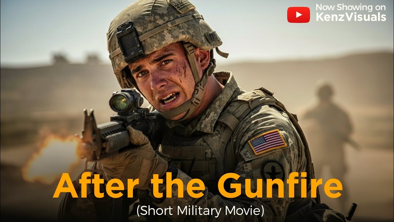 AFTER THE GUNFIRE | An emotional AI military short film. #usarmy #Military 