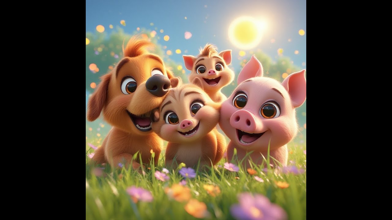 La Canzone degli Animali Felici (educativa e divertente)