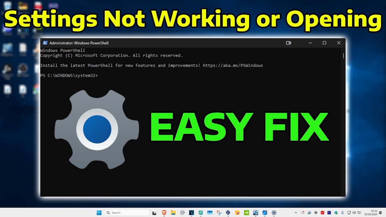 How To Fix Quick Settings Not Opening in Windows 11