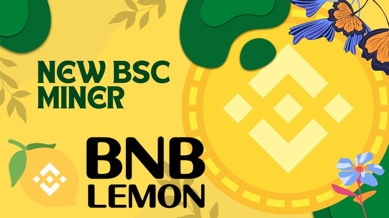 NEW MINER 🍋 BNB LEMON MINER LAUNCHING SOON ON BSC 🍋 8% BNB DAILY 5% FEE 🍋 JOIN EARLY 🍋