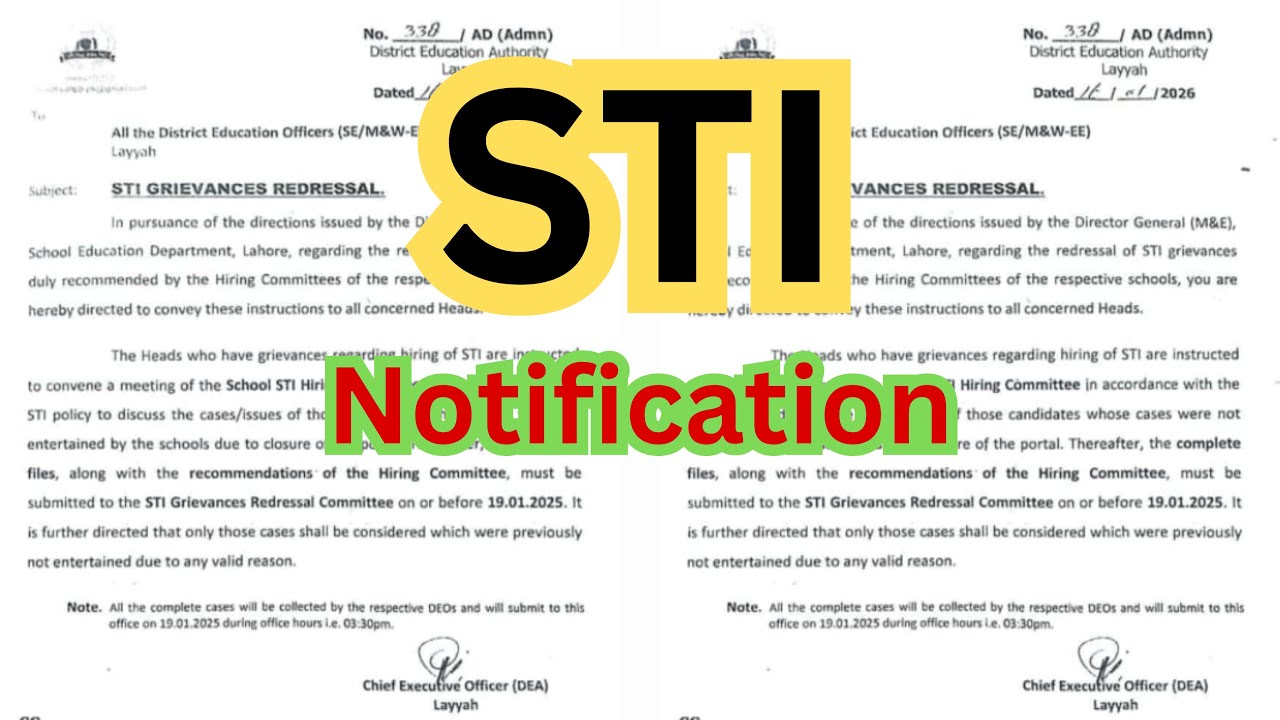 STI New Jobs 2026 Official Notification | School Teaching Internees STI Jobs 2026 | STI Jobs 2025