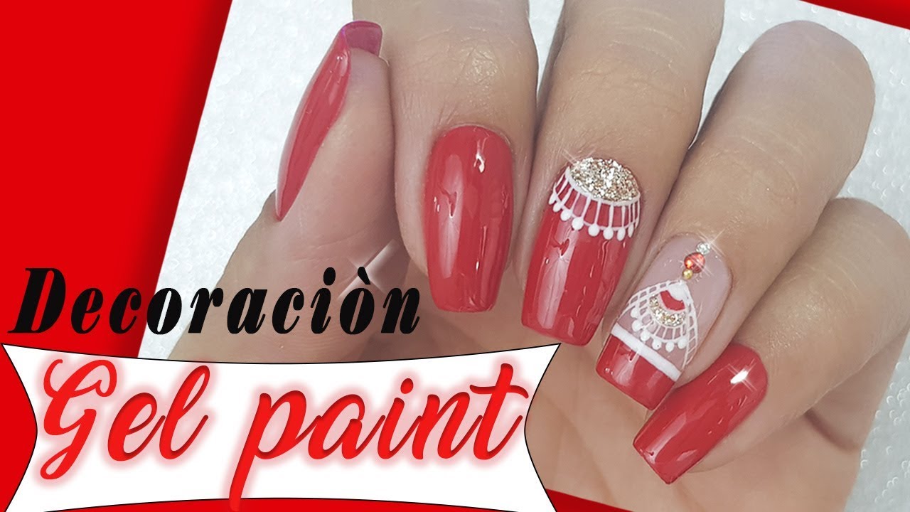 Clase #8 Decoración con gel paint 💅 //Esmalte semipermanente (Funnailstatyz)