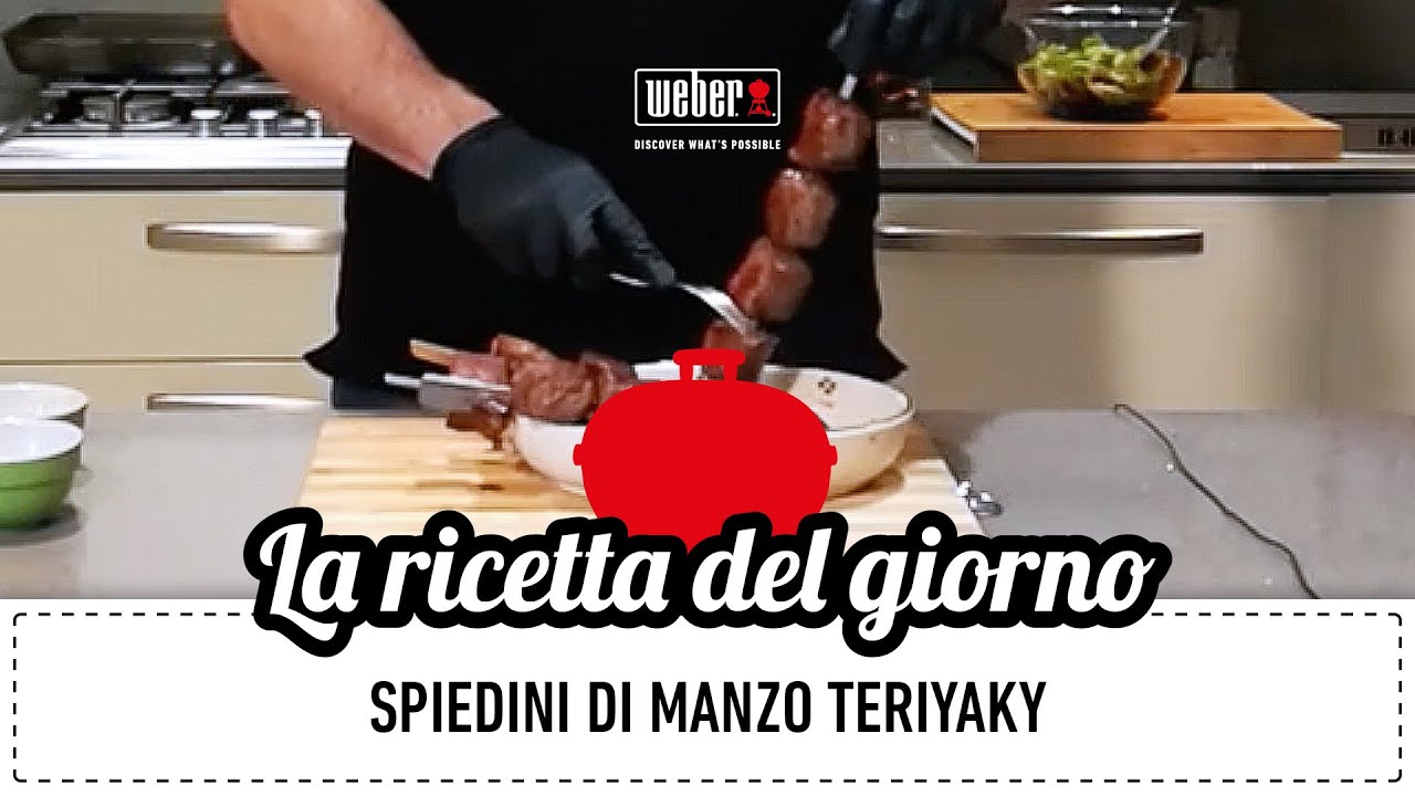 Video ricetta: Spiedini di manzo teriyaki