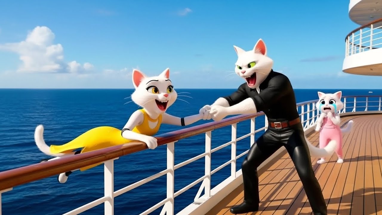 🛳️ Why Is Daddy Cat Like That? 😢 But Mama Cat Is So Clever 🙀 | Emotional Cat Story