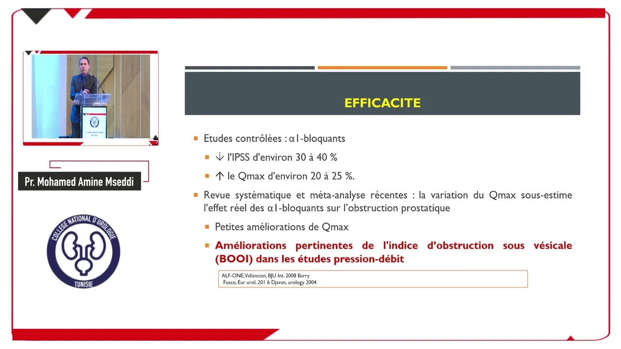Traitement médical de l’HBP