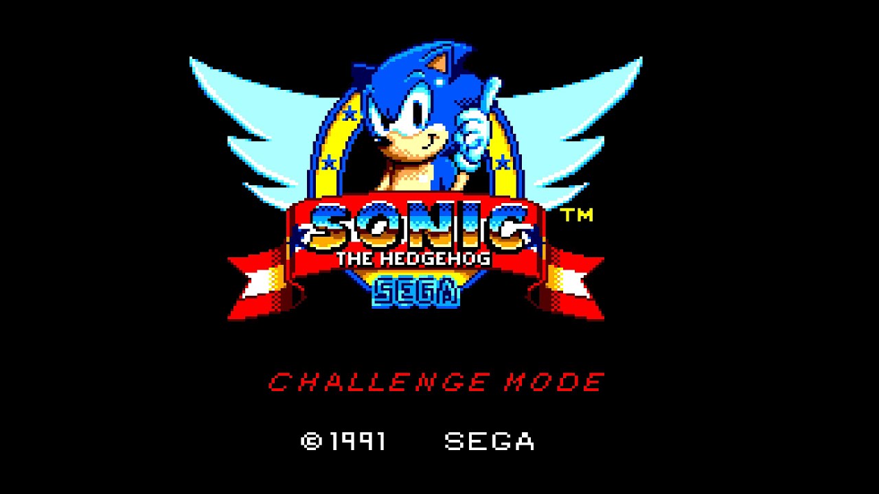 Sonic Hack Longplay - Sonic The Hedgehog Challenge Mode