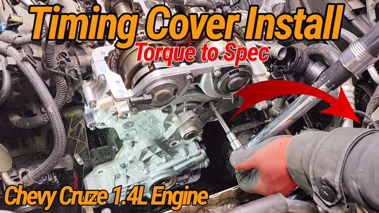 V13: двигатель Chevy Cruze 1,4 л! Как установить крышку ГРМ