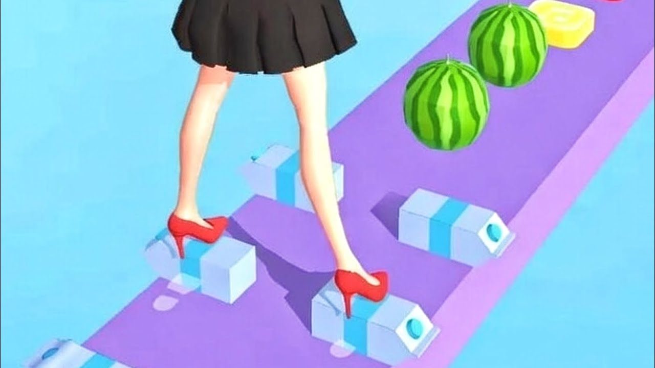 Pop Hop Game! Satisfying and Relaxing ASMR Slicing Video