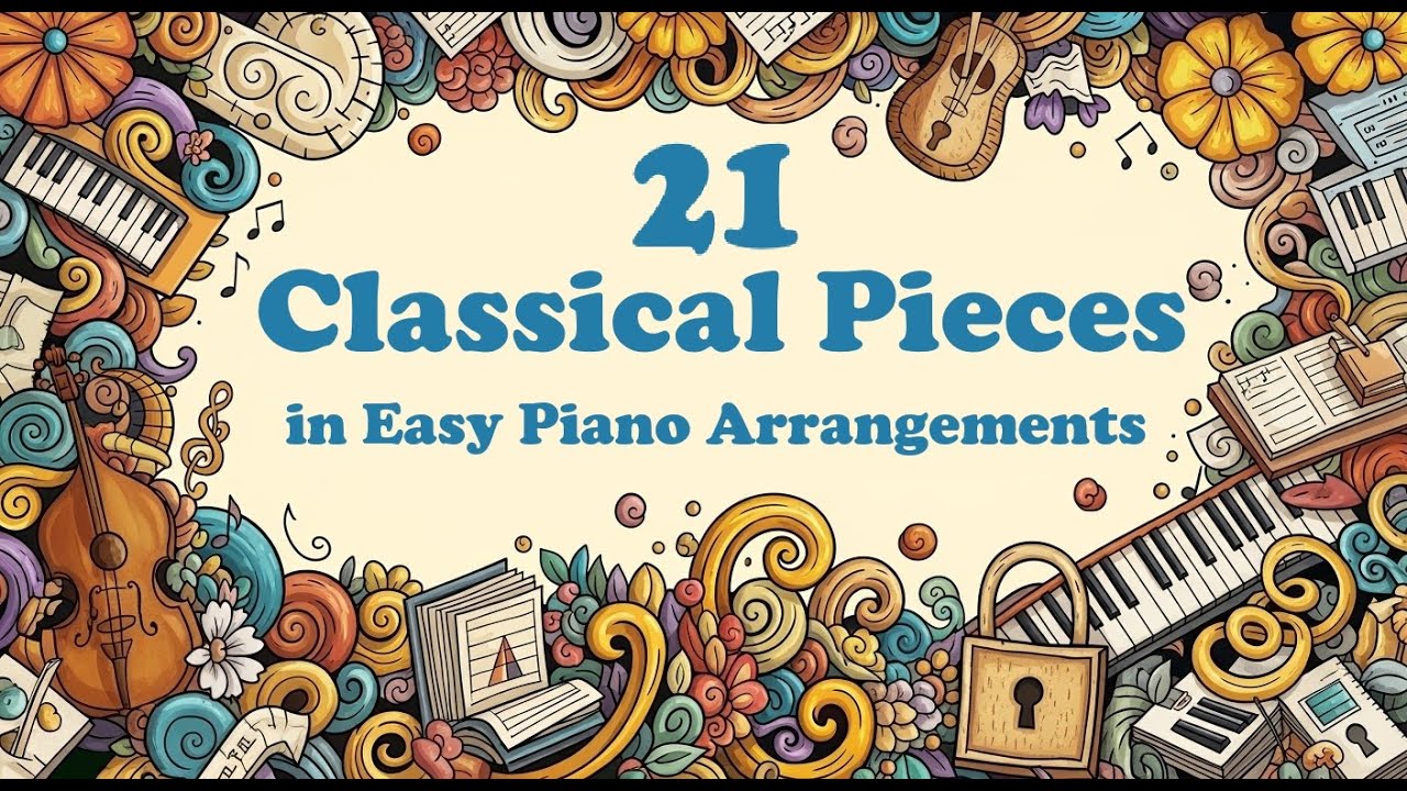 CLASSIC THEMES BY THE MASTERS - Your Easy Piano Journey!