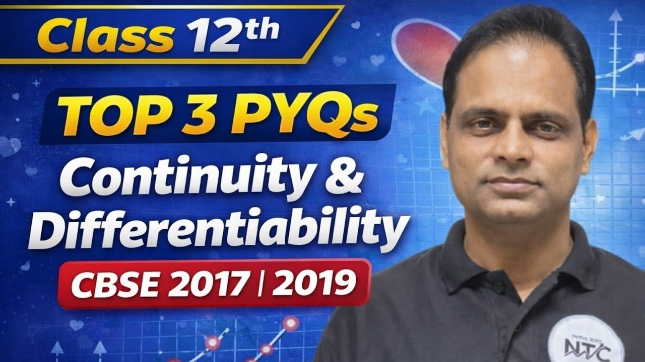 PYQ Class 12 Maths | continuity and differentiability|Most important part-1 |Neeraj Tyagi Classes 