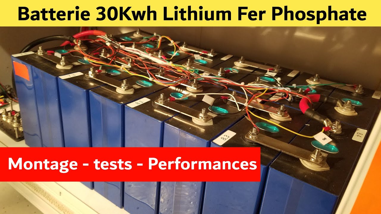 Ma batterie lifepo4 30Kwh