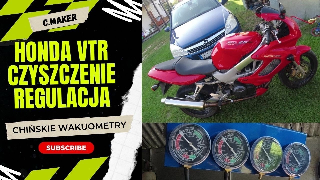 Honda vtr 1000 nie odpala czyszczenie gaźników