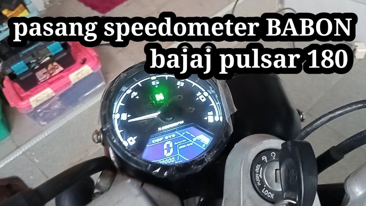 Cara memasang speedometer babon ke bajaj pulsar 180 || speedometer babon