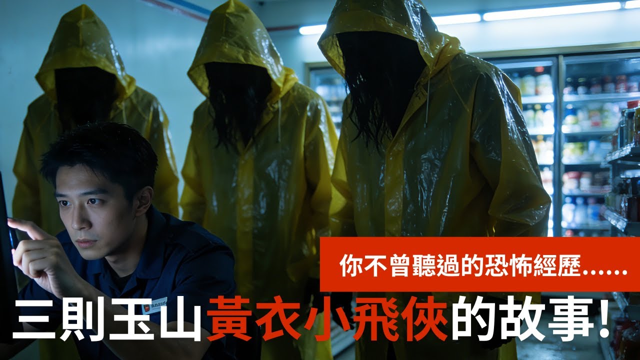 三個比電影更恐怖的黃衣小飛俠的故事，無處不在的雨衣怪客!｜凶宅料理師｜克蘇魯｜鬼故事｜怪談｜魔神仔｜睡前恐怖故事｜ 都市怪談