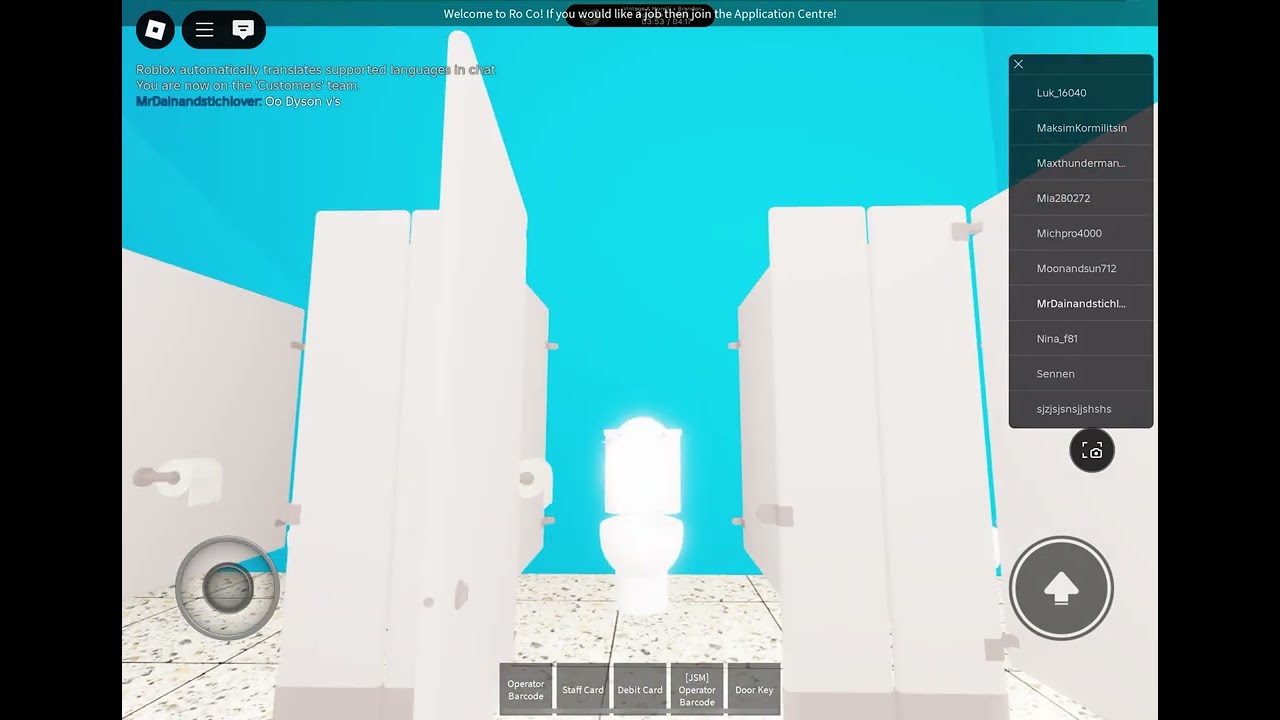 Ro CO  hand dryers in Roblox