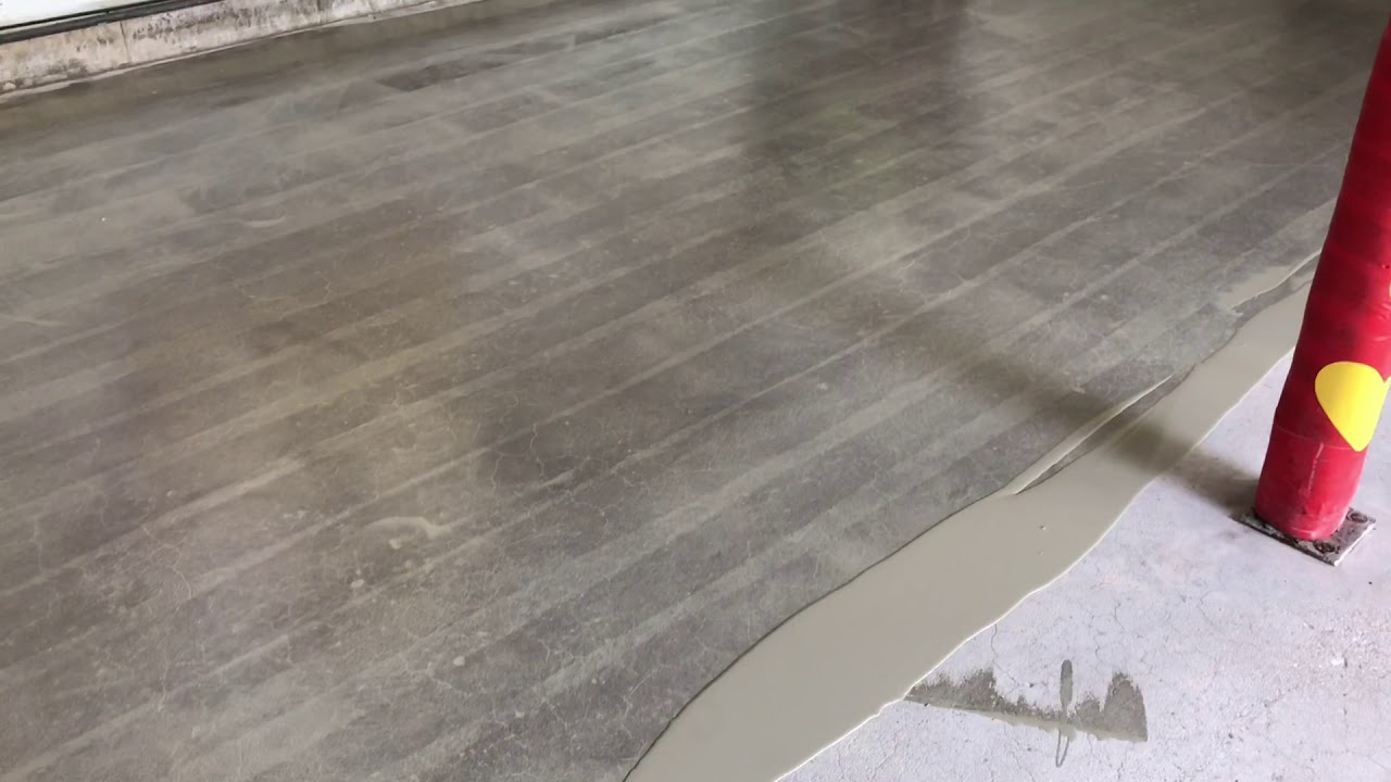Epoxy Skimming to Seal Porous Concrete