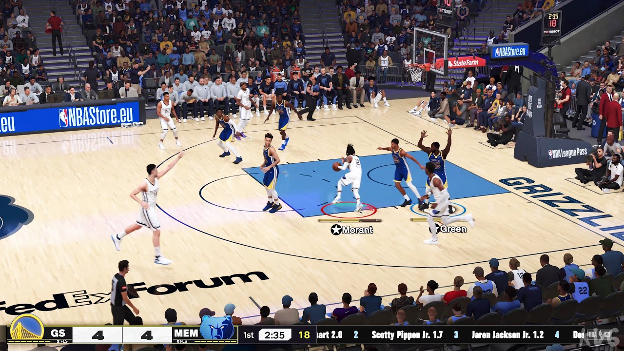 NBA 2K25 - Golden State Warriors vs Memphis Grizzlies - Gameplay (PS5 UHD) [4K60FPS]