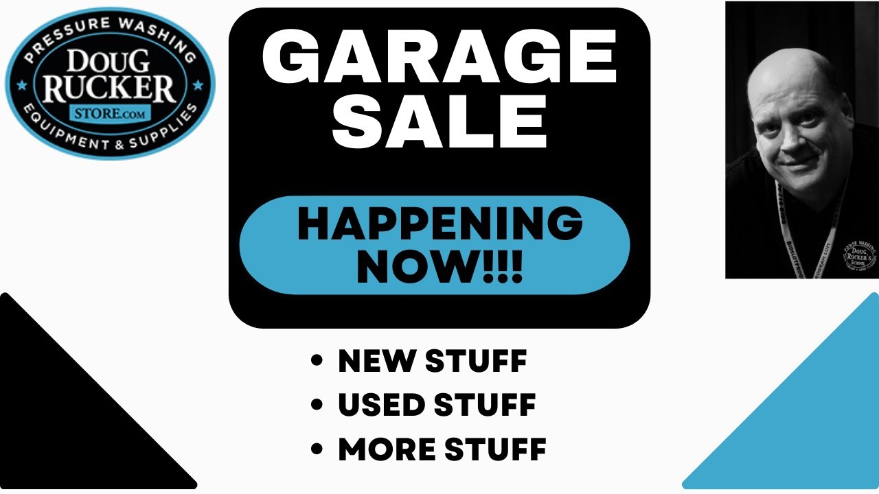 Pressure Washing Business Equipment Garage Sale in Houston at Doug Rucker Store