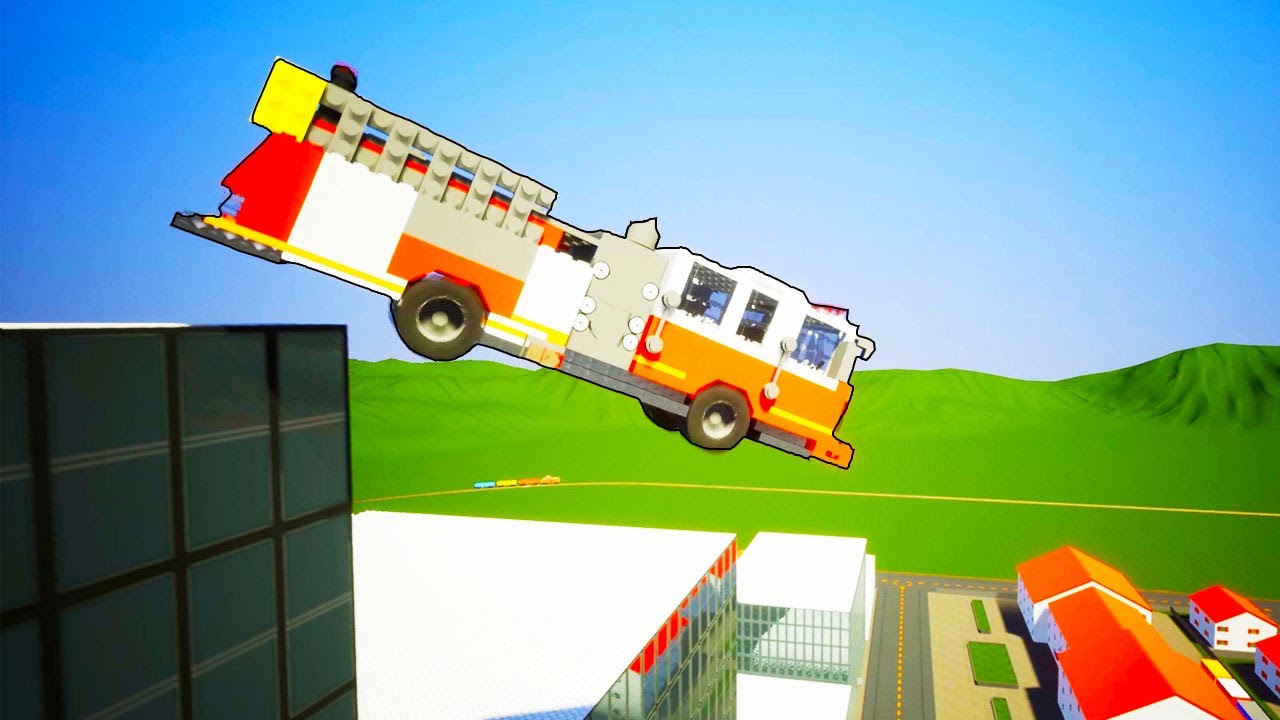Building Cars Falls Crashes #6 | Brick Rigs