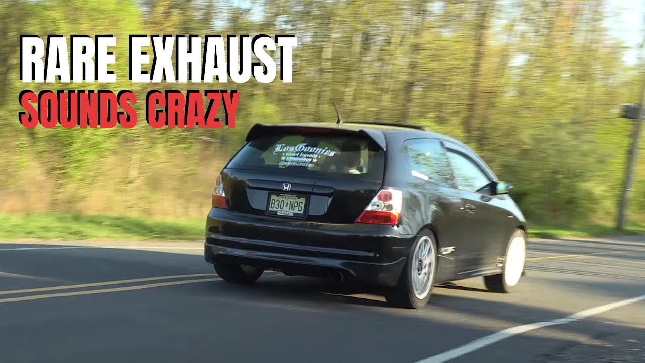 Installing a rare NEUSPEED exhaust on my 2002 Honda Civic SI EP3