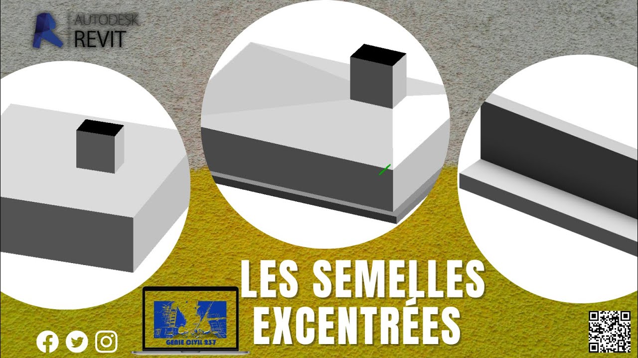 TUTO REVIT STRUCTURE: LES SEMELLES EXCENTRÉES #revitstructure  #GENIECIVIL237