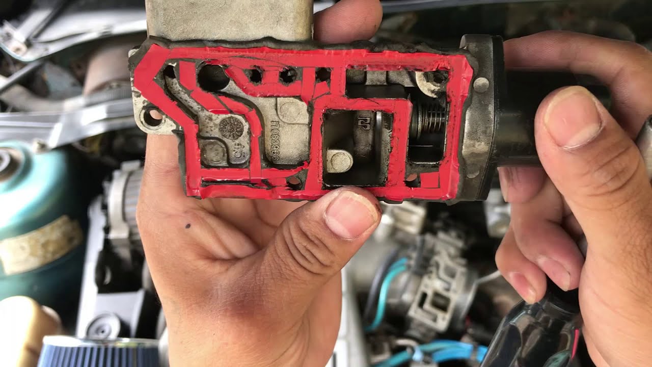 mantenimiento al cuerpo de aceleracion y valvula IAC de Cavalier 2.8 v6 *proyecto
