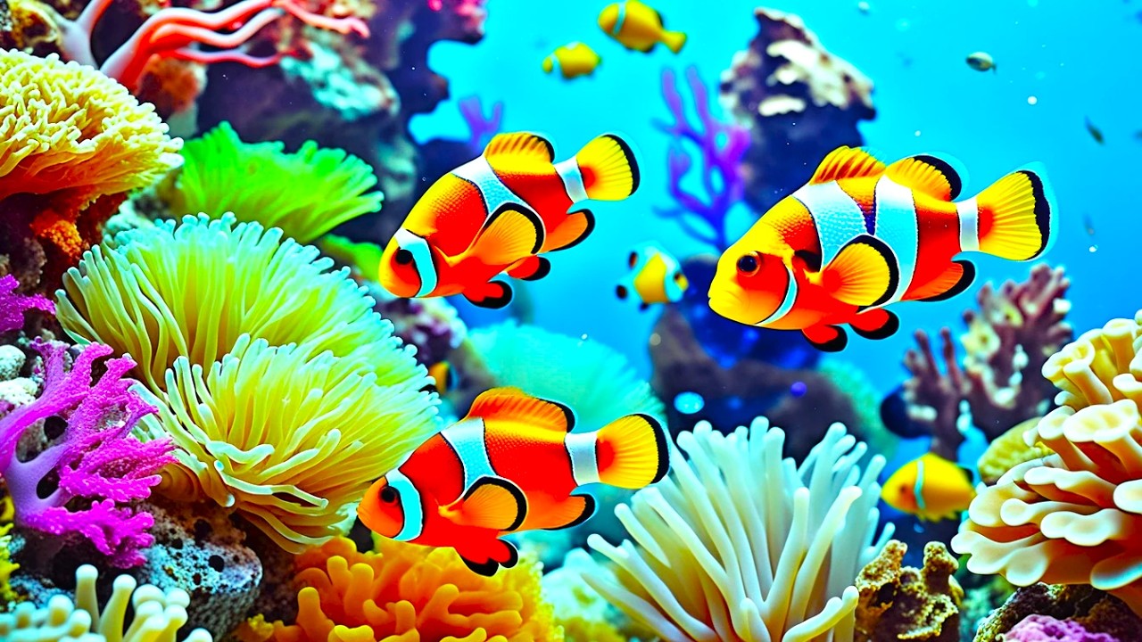 The Best 4K Aquarium - Explore the Stunning World of Sea Jellyfish and Beautiful Coral Reef Fish. #8
