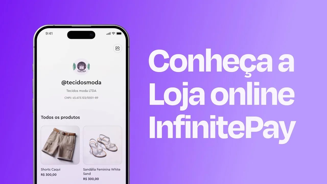 Loja Online: comece a vender em poucos cliques com a InfinitePay
