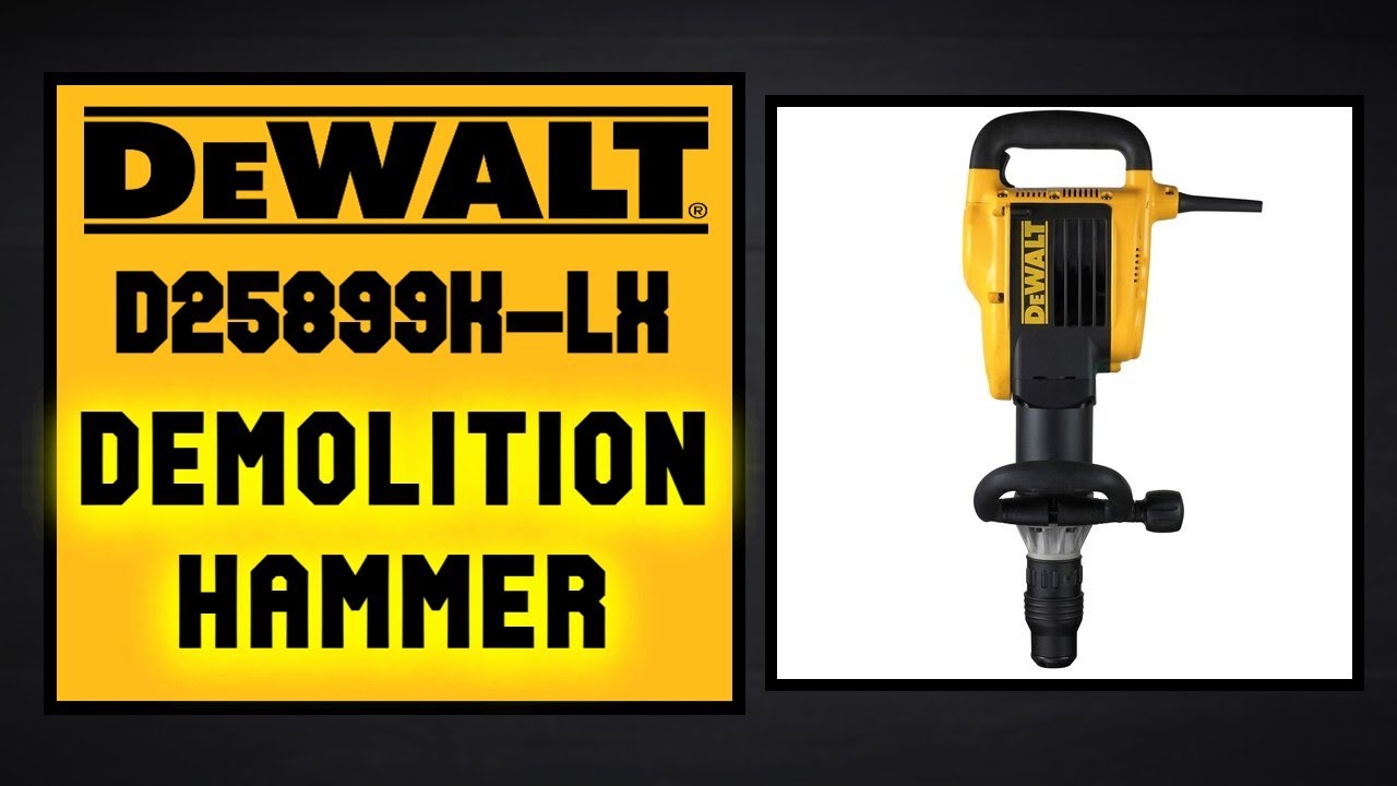 DeWalt Demolition Hammer - 1500W & 110V (D25899K-LX)
