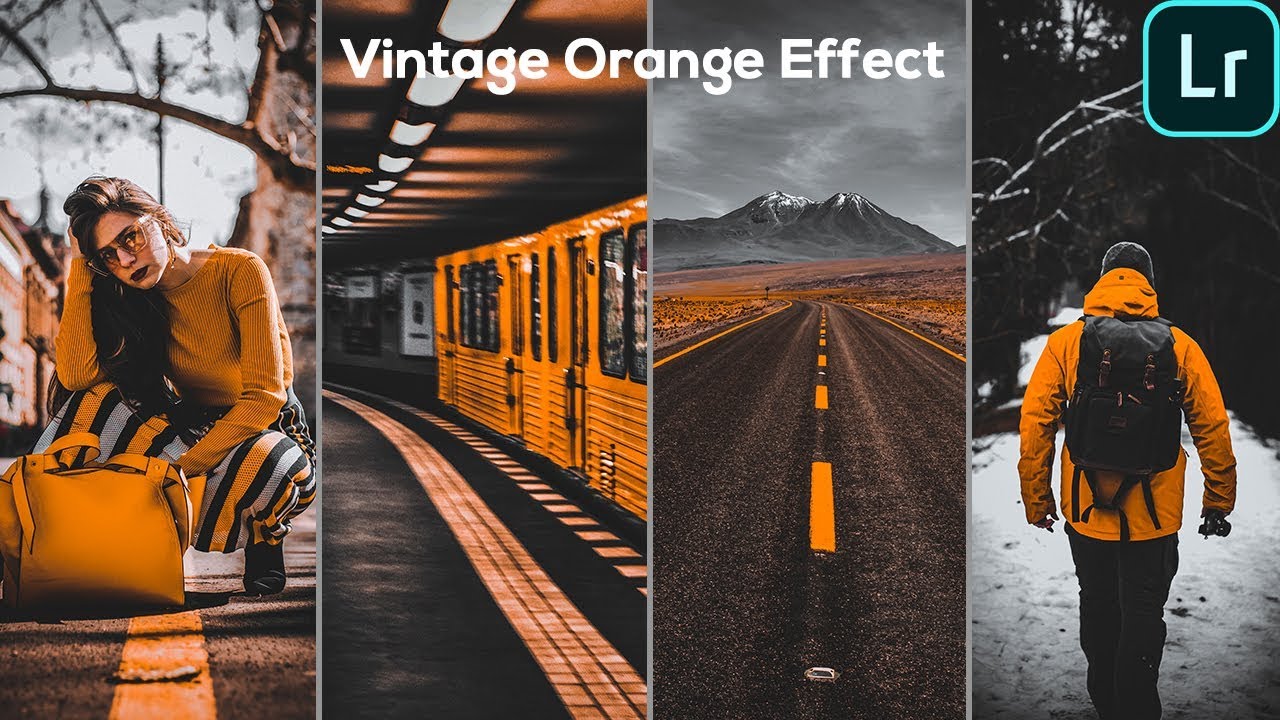 Vintage Orange Effect - Lightroom Mobile Presets | Orange Effect Preset | Orange Preset