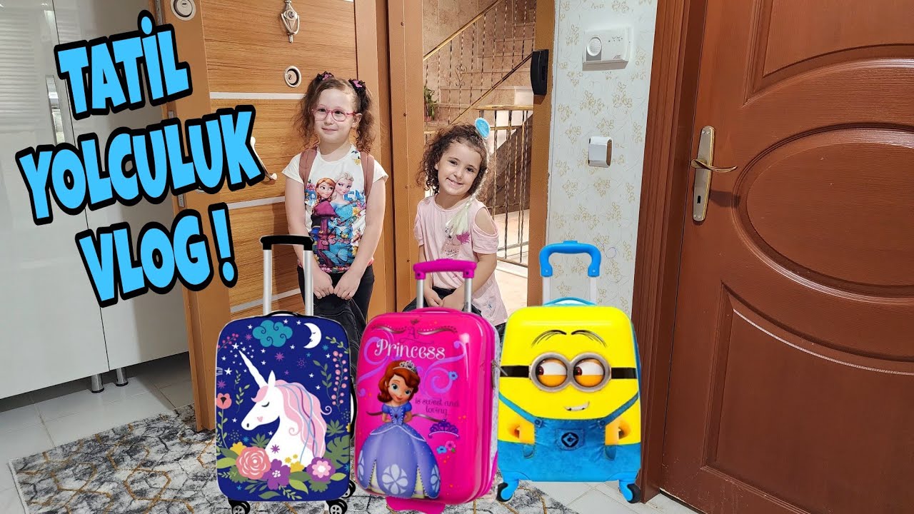 BAHAR VE BANU ALYA İLE TATİLE GİDİYORUZ !! YOLCULUK VLOG !!
