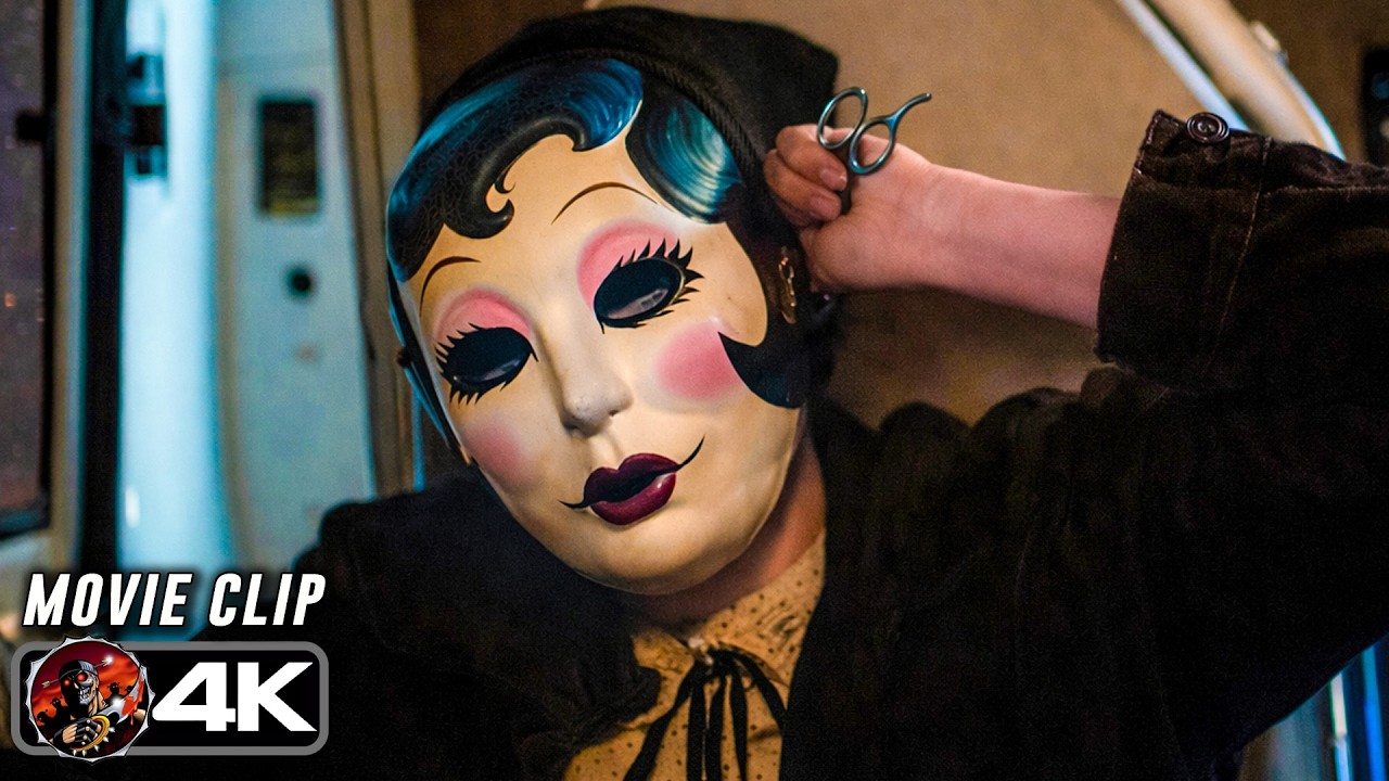 THE STRANGERS: CHAPTER 2 | Death of Pin-Up Girl (2025) Movie CLIP 4K
