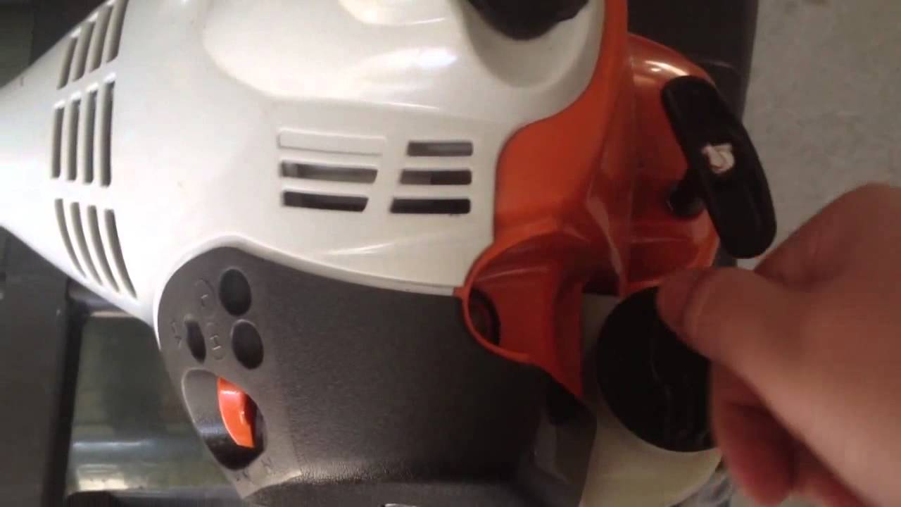 Winterizing the stihl weed wacker