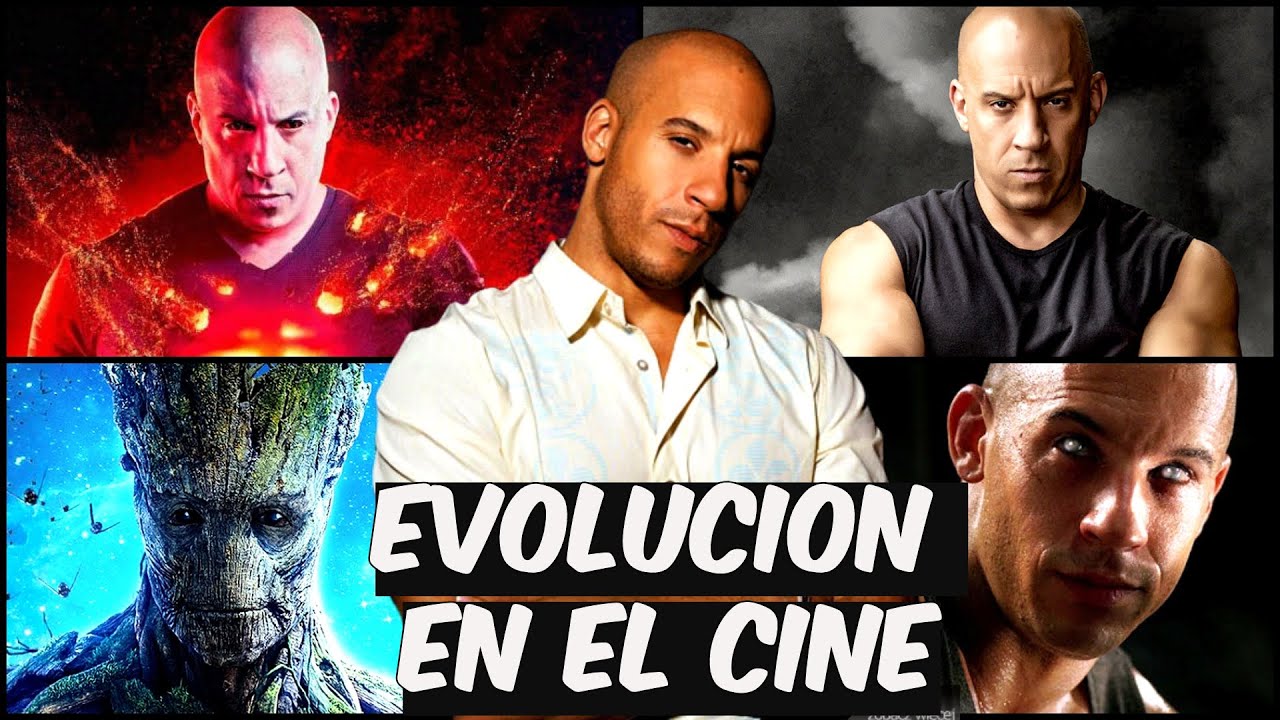 La Evolución de Vin Diesel en el cine. Bloodshot, Rapidos y Furiosos, Guardianes de la galaxia.