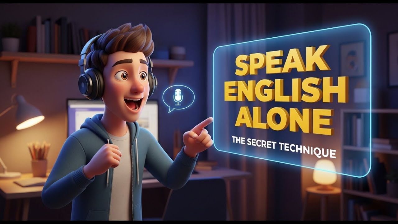English Speaking Practice Alone: The Technique That Actually Works