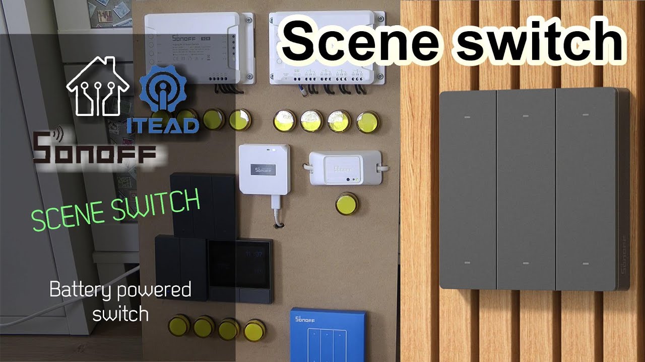 Sonoff Scene Switch - battery operate switch to control other Sonoff devices