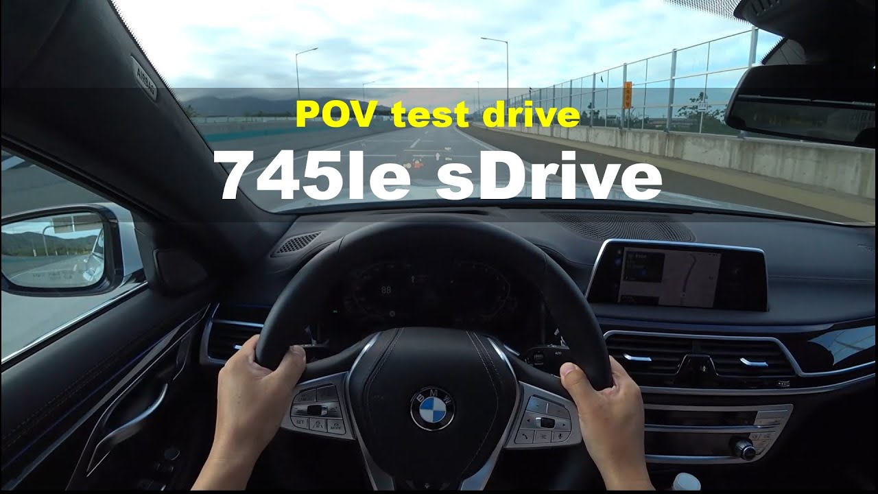 BMW 745le sDrive POV test drive, review