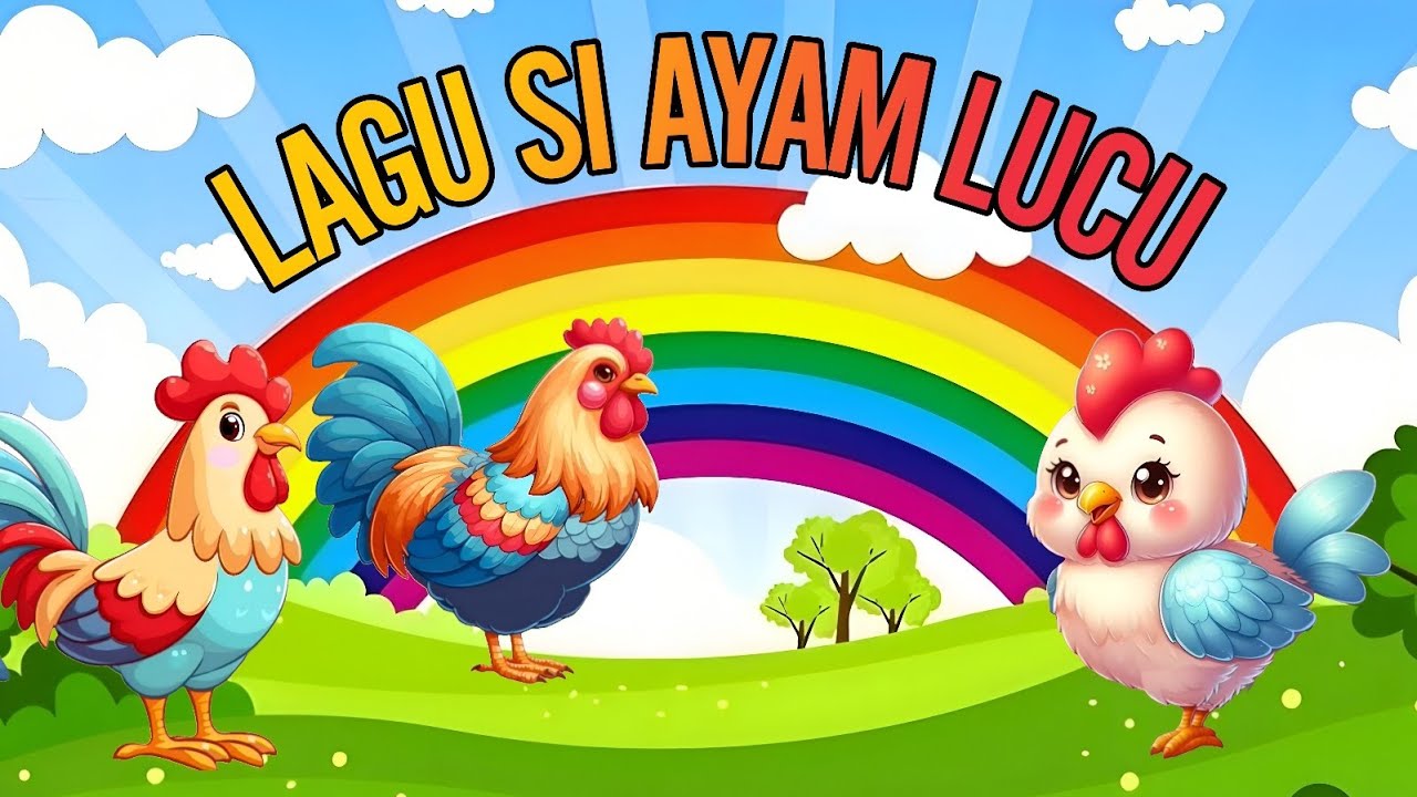 🌈LAGU ANAK AYAM LUCU 👶 LAGU ANAK TERBARU - LAGU ANAK POPULER |  ANIMASI LUCU & CERIA 