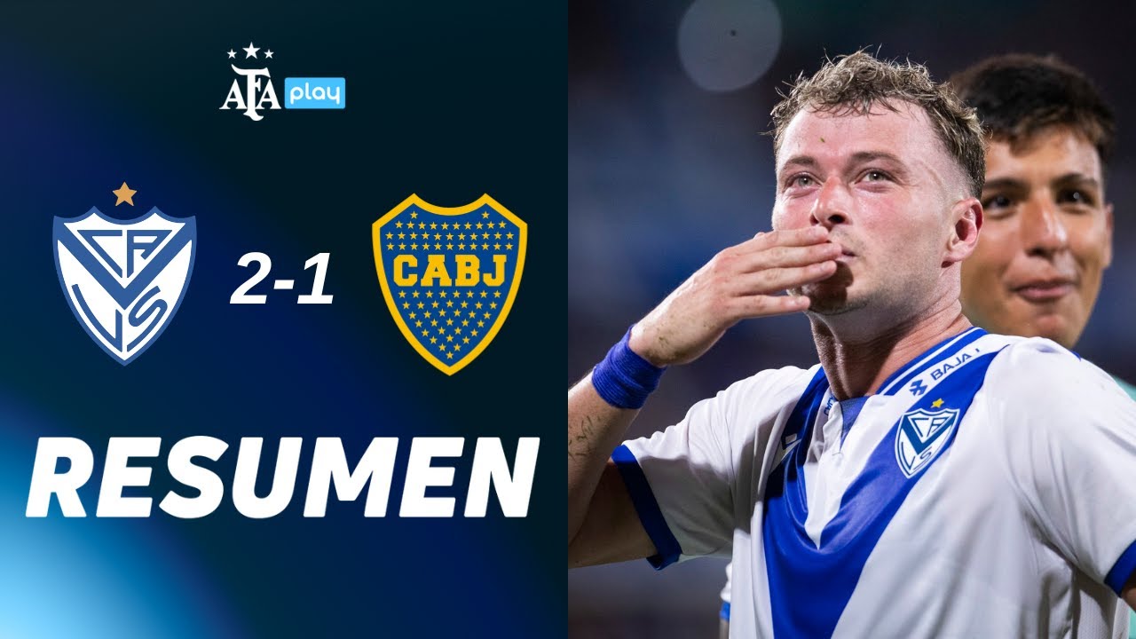 Velez Sarsfield 2 vs. 1 Boca Juniors | #TorneoApertura2026 | Resumen | Fecha 4