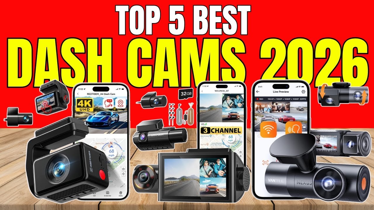 Best Dash Cams 2026 – 4K, Front & Rear Car DVR Review