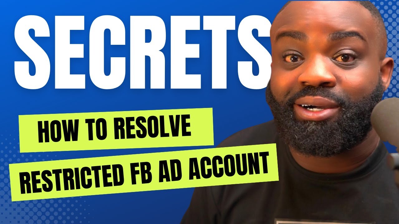 How to Fix a Restricted Facebook Ad Account // Step by Step Guide