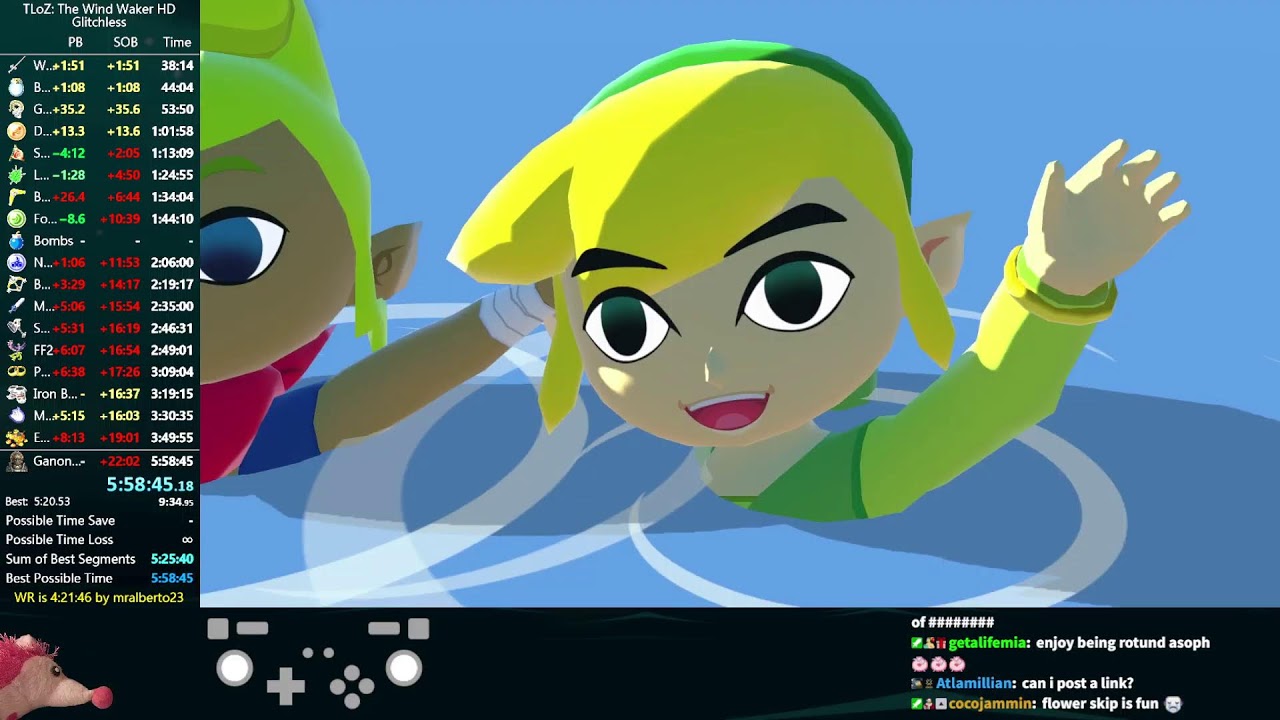 WWHD glitchless any% speedrun