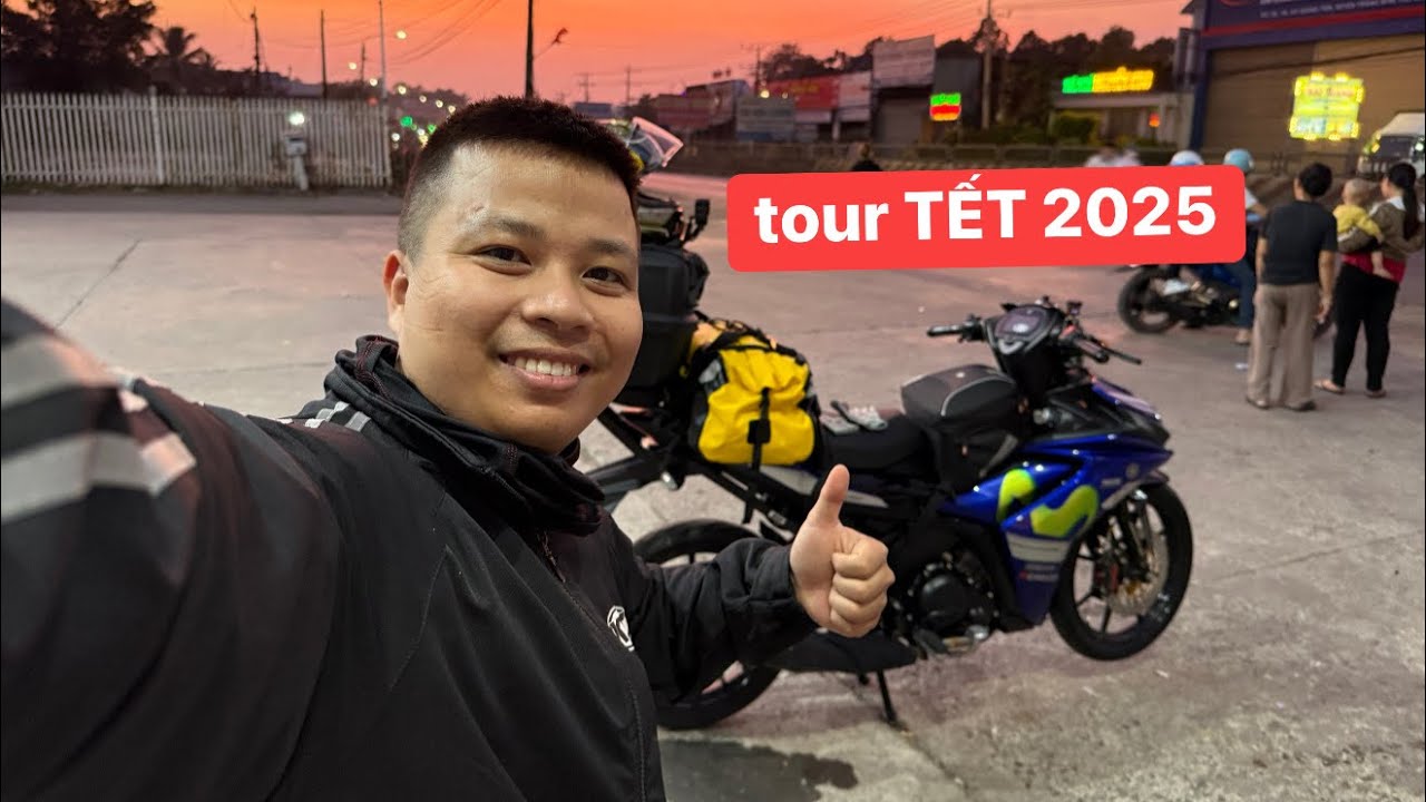 Touring 28 TẾT. Đường rất êm Ae đi xuyên Việt thoả mái | Exciter 155