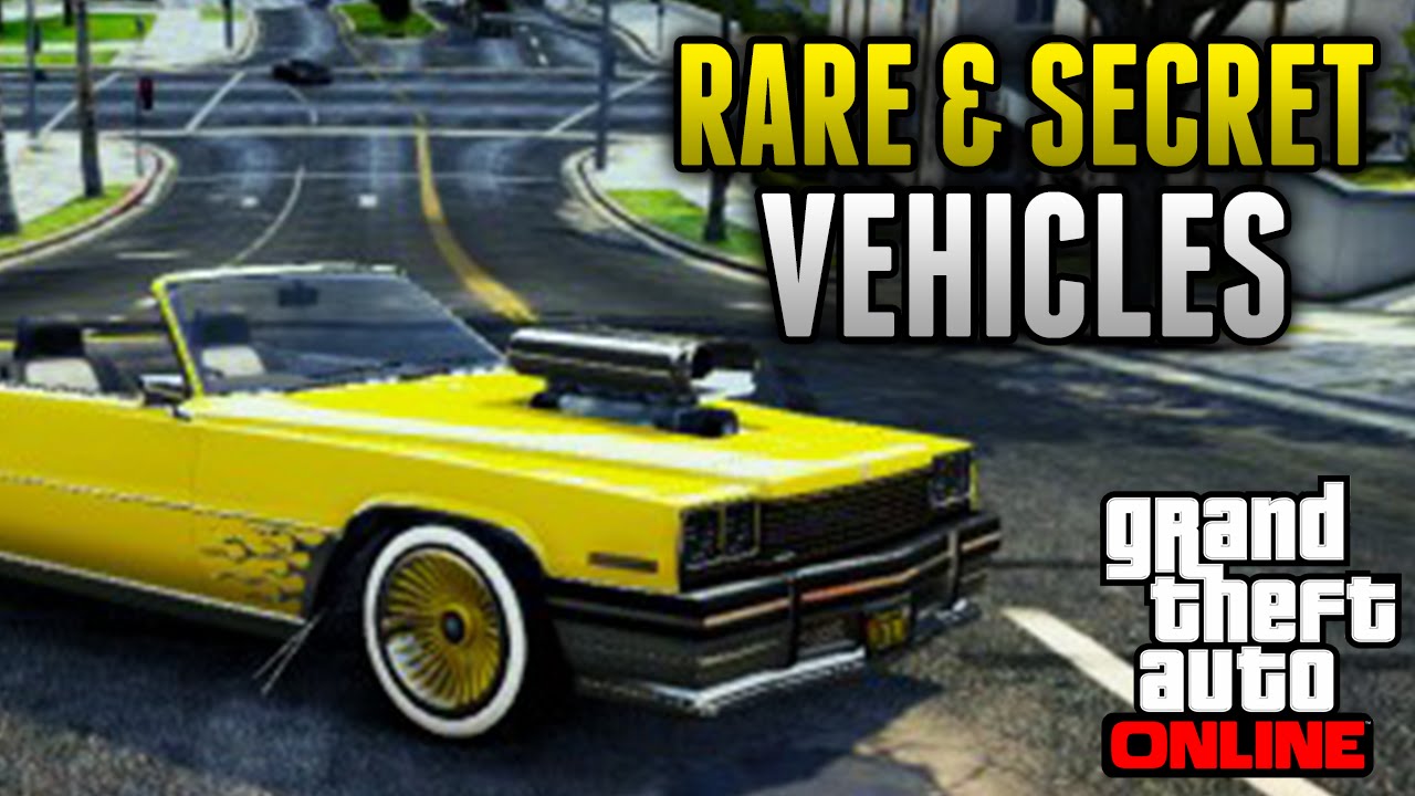 GTA 5 Rare Cars - 12 Rare & Secret Vehicles on GTA 5 Online (Rare & Secret Car Locations)
