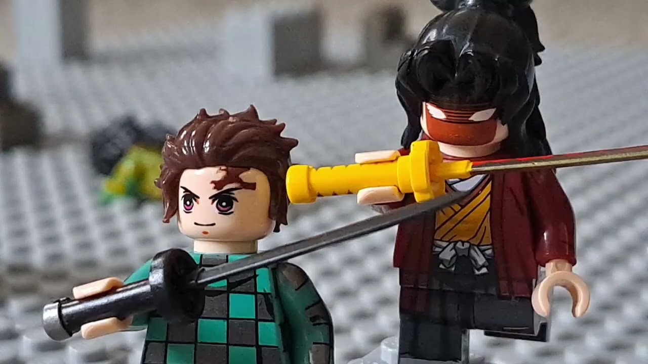 upper1 battle #anime #demonslayer #lego #kokushibo #dragonball
