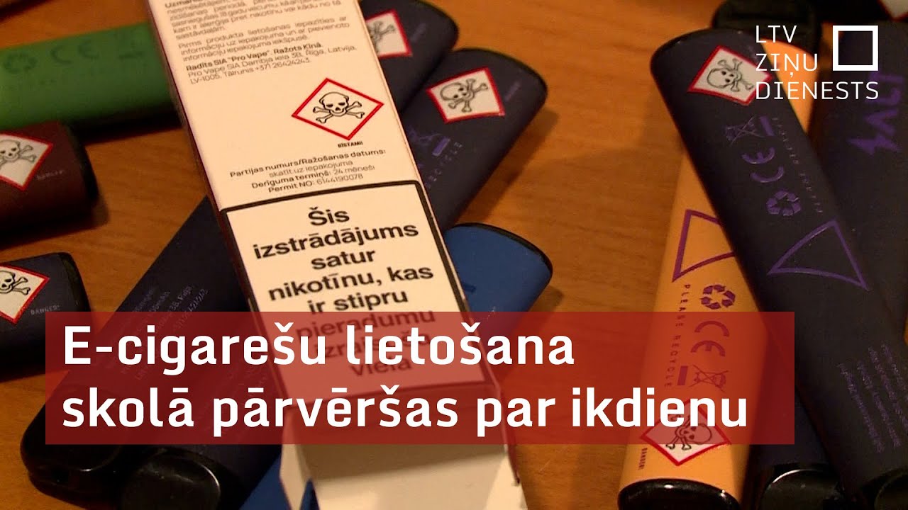 E-cigarešu lietošana skolā pārvēršas par ikdienu