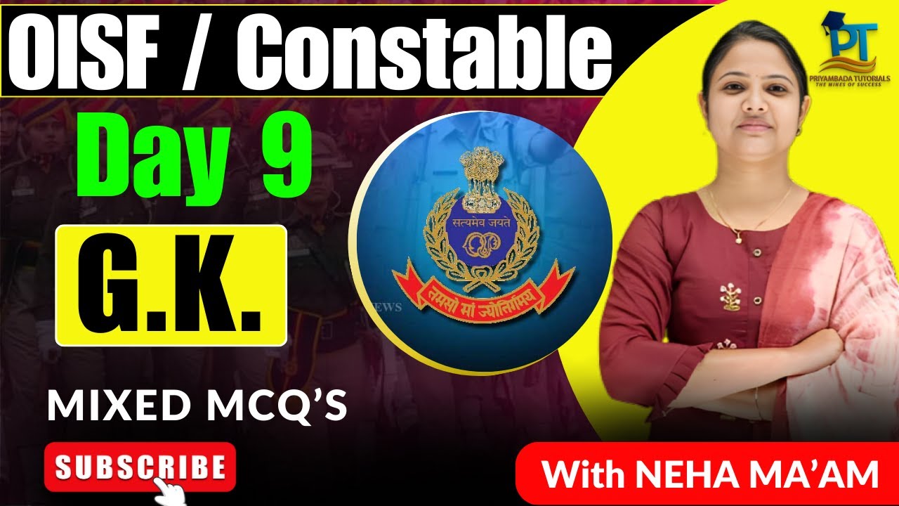 OISF-DISTRICT CONSTABLE || G.K. || geography Mix Question day 9 #OISF#districtconstable