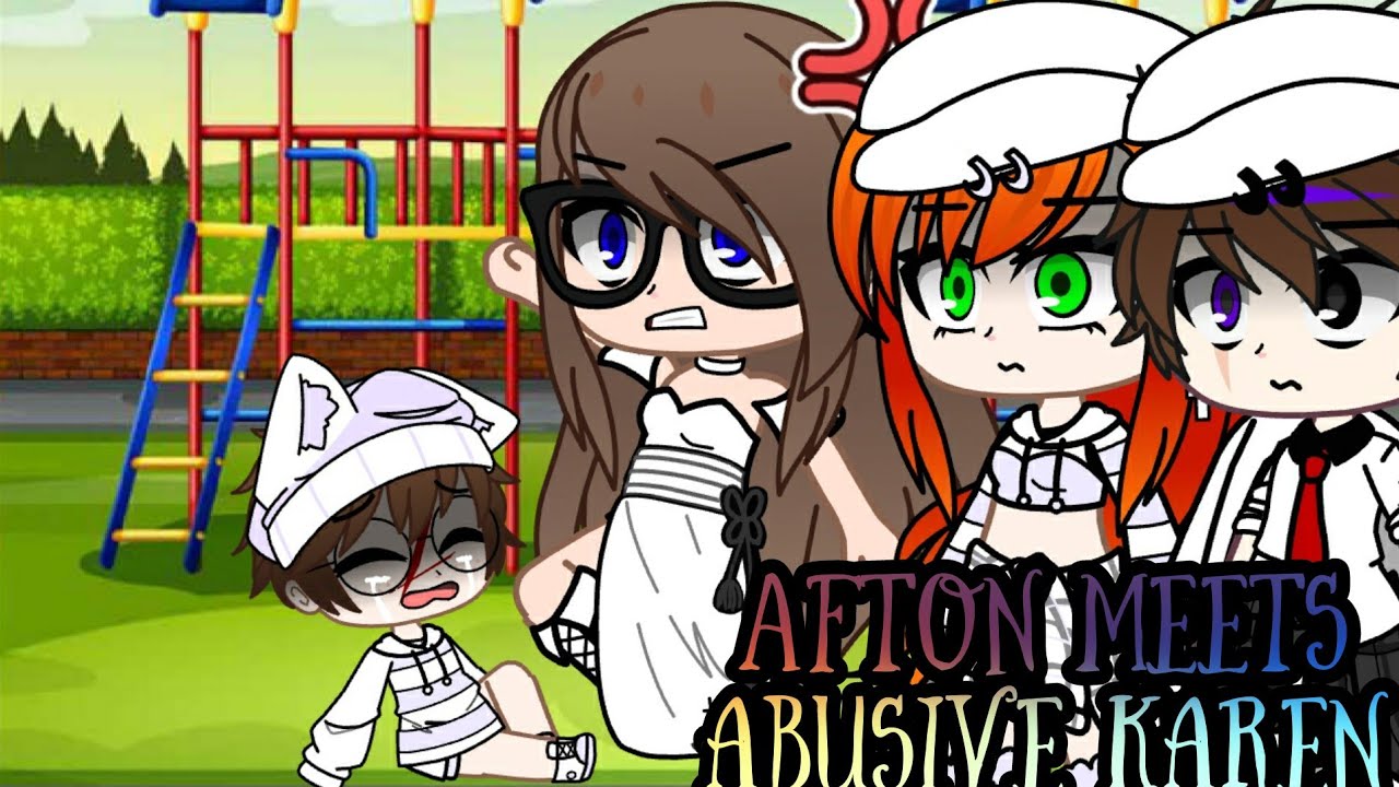 The Aftons Meets Abusive Karen || Clara x William || Afton Family || Gacha_ Lover ||