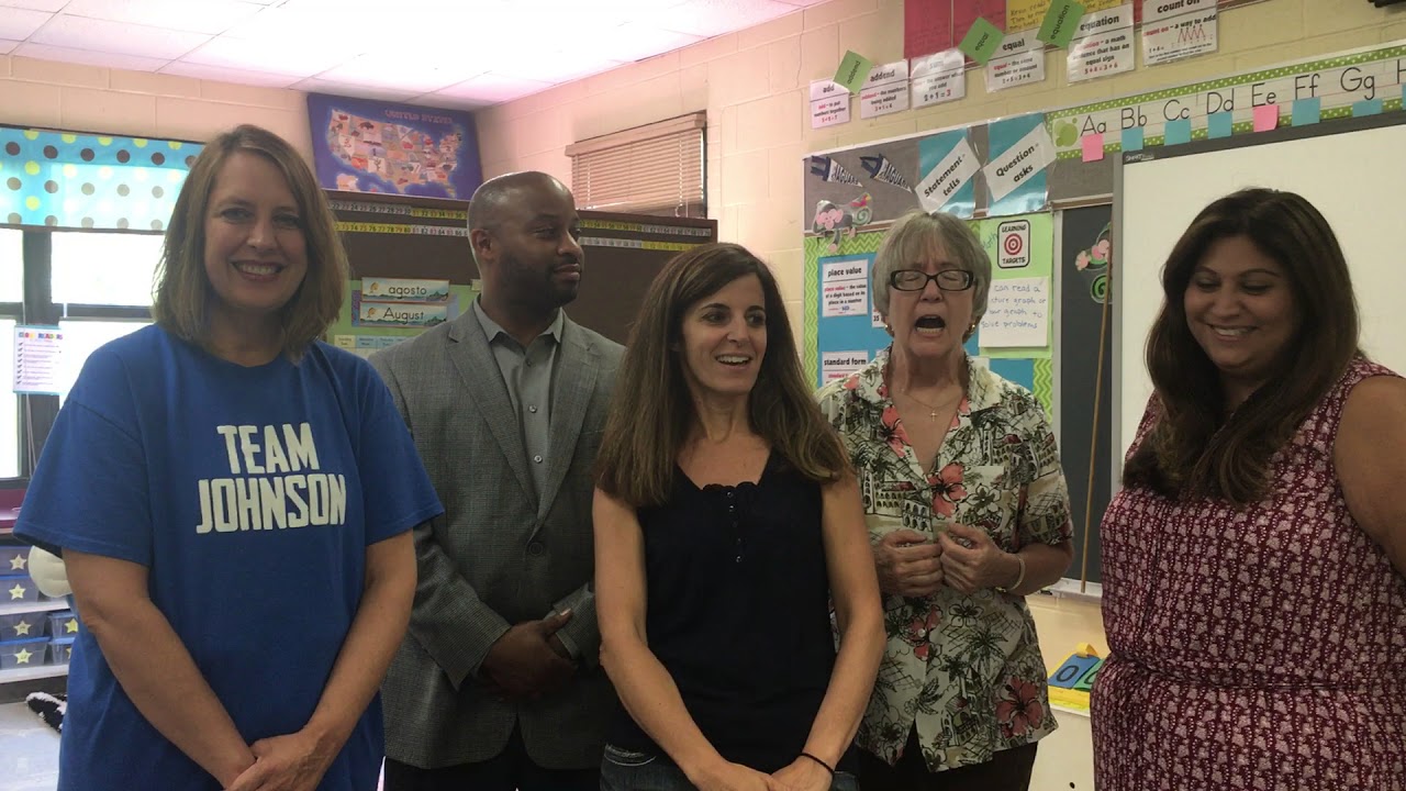 Welcome back from the staff at Johnson Elementary