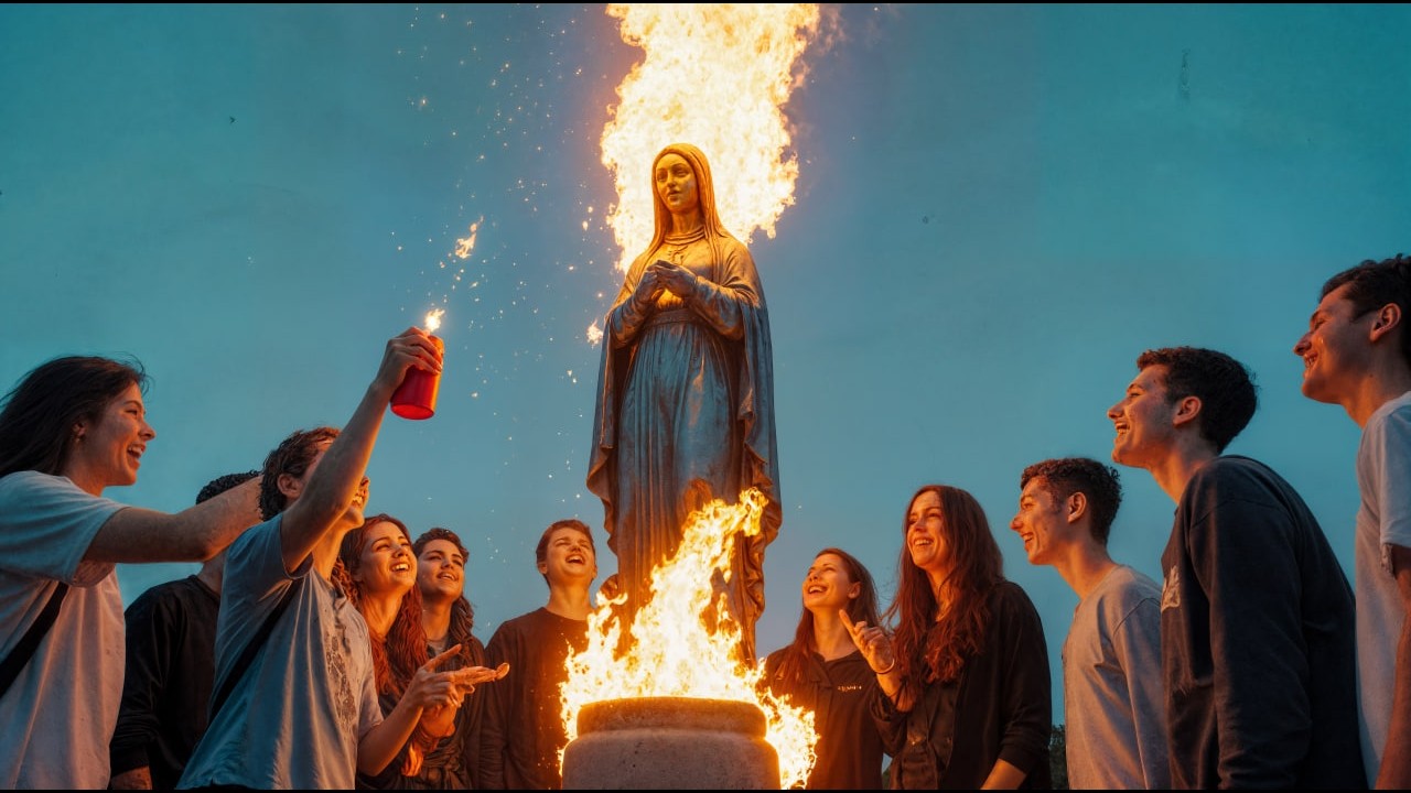 Students Burned the Virgin Mary Statue—What Happened to Each of Them Sends Shockwaves Across Town
